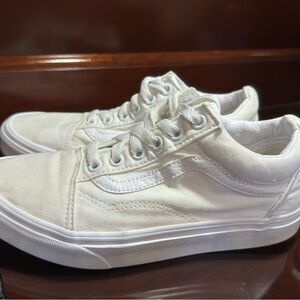 VANS Canvas Old Skool True White canvas Sneakers